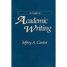 A Guide to Academic Writing