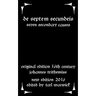 De Septem Secundeis: Seven Secondary Causes