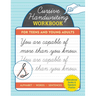 Cursive Handwriting Workbook for Teens and Young Adults