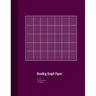 Beading Graph Paper: Peyote Stitch Graph Paper, Seed Beading Grid Paper, Beading on a Loom, 100 Sheets, Purple Cover (8.5"x11")