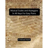 Musical Scales and Arpeggios in All Keys for Easy Piano: Theory and Practice