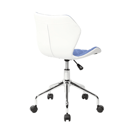 Techni Mobili Modern Height Adjustable Office Task Chair, Blue by Level Up Desks