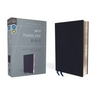 NIV, Thinline Bible, Bonded Leather, Navy, Red Letter Edition
