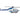 Bell 206 Jetranger Helicopter White and Blue "Police-N70650" with Runway Section Diecast Model by Runway24