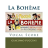 La Boheme - vocal score (Italian and English): Ricordi edition