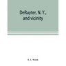 DeRuyter, N. Y., and vicinity