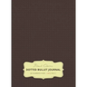 Large 8.5 x 11 Dotted Bullet Journal (Brown #13) Hardcover - 245 Numbered Pages