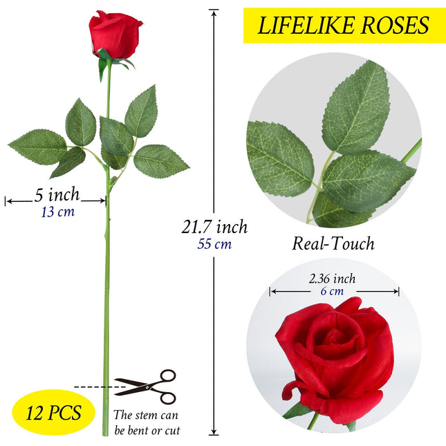 Roses Real-Touch 22” by Grand Verde