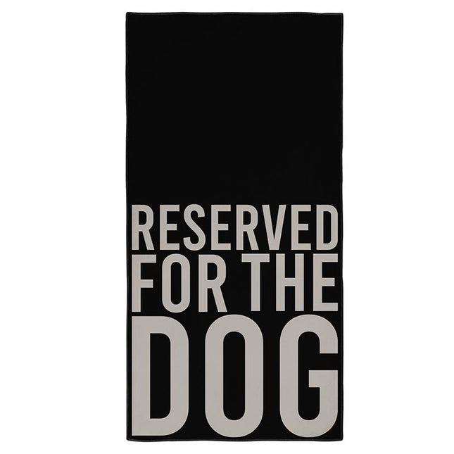 Reserved For the Dog Microfiber Pet Towel | 56" x 28" by The Bullish Store
