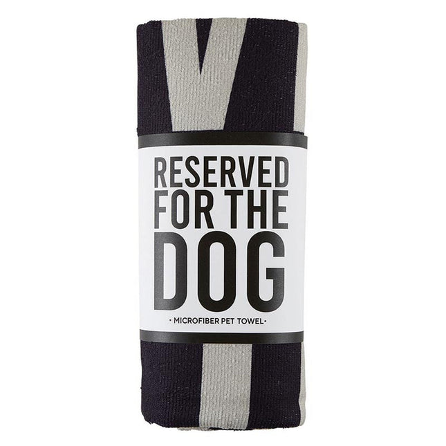 Reserved For the Dog Microfiber Pet Towel | 56" x 28" by The Bullish Store