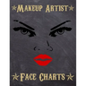 Makeup Artist Face Charts: Makeup cards to paint the face directly on paper with real make-up - Ideal for: professional make-up artists, vloggers