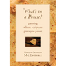 What's in a Phrase?: Pausing Where Scripture Gives You Pause