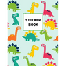 Sticker Book: Dinosaurs Themed Book for Kids Large Size 100 pages