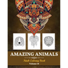 Amazing Animals Grown-ups Coloring Book: Stress Relieving Designs Animals for Grown-ups (Volume 10)