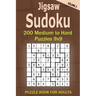 Jigsaw Sudoku Puzzle Book for Adults: 200 Medium to Hard Puzzles 9x9 (Volume 2)