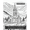 Churches: A Grayscale Coloring Book of Beautiful Churches