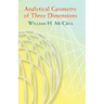 Analytical Geometry of Three Dimensions