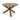 47 Inches Round Dining Table with Solid Acacia Wood Legs for 4-6 Person-Natural