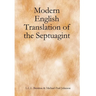 Modern English Translation of the Septuagint