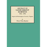 Abstract of Land Grant Surveys, 1761-1791 [augusta & Rockingham Counties, Virginia]