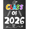 Class of 2026: Funny Back To School notebook, Gift For Girls and Boys,109 College Ruled Line Paper, Cute School Notebook, School Composition Notebooks