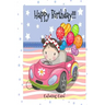 HAPPY BIRTHDAY! (Coloring Card): Birthday Cards for Girls: Inspirational Birthday Messages!