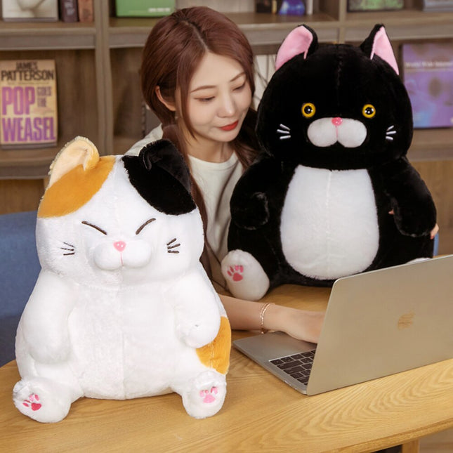 Chubby Cat Crew Plushies (3 Colors, 3 Sizes) by Subtle Asian Treats