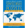 Large Print Learn Swedish with Word Search Puzzles Volume 2: Learn Swedish Language Vocabulary with 130 Challenging Bilingual Word Find Puzzles for Al