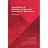The Handbook of Deontic Logic and Normative Systems, Volume 2