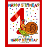 One Year Old Coloring Book Happy Birthday: Coloring Book for One Year Old