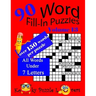 Word Fill-In Puzzles, Volume 13, 90 Puzzles, Over 150 words per puzzle