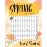 Spring Into Fun Word Search: A Spring Themed Word Find Puzzle Book, Large Print Easter Puzzle for Adults and Teens