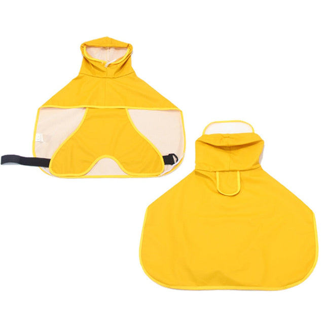 Dog waterproof Raincoat and Poncho with Belly Protection by Dach Everywhere