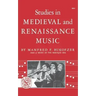 Studies in Medieval and Renaissance Music