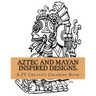 Aztec and Mayan inspired designs.: Aztec and Mayan adult coloring book