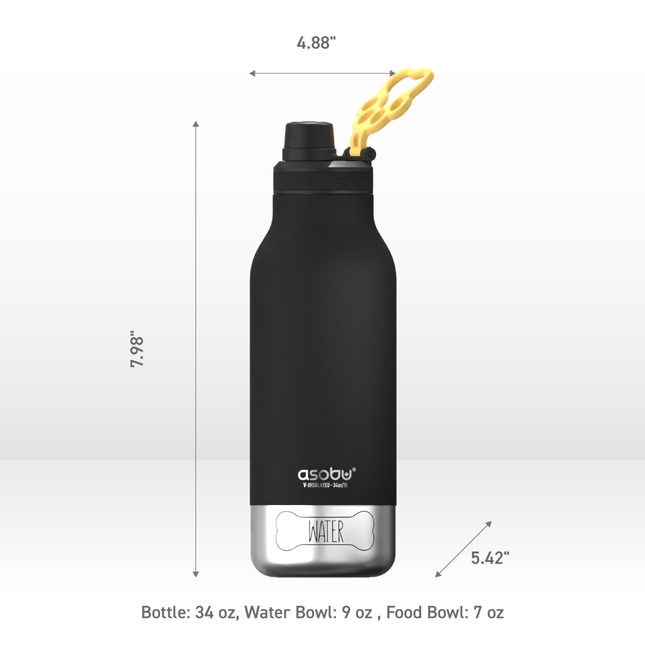 Black Buddy Bottle by ASOBU®