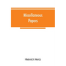Miscellaneous papers