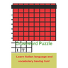 Crossword Puzzle learn Italian language and vocabulary having fun!: Italian grammar, vocabulary, names and much more