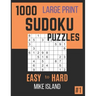 1000 Large Print Sudoku Puzzles: Sudoku Puzzle Book For Adults