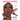 Makeup Charts - Face Templates for Makeup Artists: Black Model - DIAMOND face shape