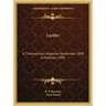 Lucifer: A Theosophical Magazine, September 1890 to February 1891