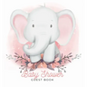 Baby Shower Guest Book: Elephant Boy Theme, Wishes for Baby and Advice for Parents, Personalized with Space for Guests to Sign In and Leave Addresses,