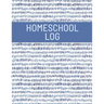 Homeschool Log Book: Track And Record Daily School Hours And Subjects, Homeschooler Journal, School Lesson Schedule