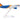 Airbus A320 Commercial Aircraft "Allegiant Air" (N246NV) White and Blue with Orange Stripes (Snap-Fit) 1/200 Plastic Model by Skymarks