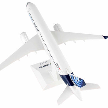 Airbus A220-300 Commercial Aircraft "Airbus" (C-FFDO) White with Blue Tail (Snap-Fit) 1/100 Plastic Model by Skymarks