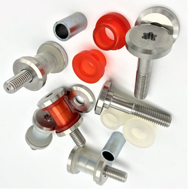 Low Profile Riser Bolt and Bushing Kit – Stainless Steel by GeezerEngineering LLC