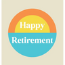 Happy Retirement Guest Book with lined pages (hardback)