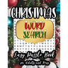 Christmas Word Search; Easy Puzzle Book for Adults and Teens: Large Print - Level: Easy