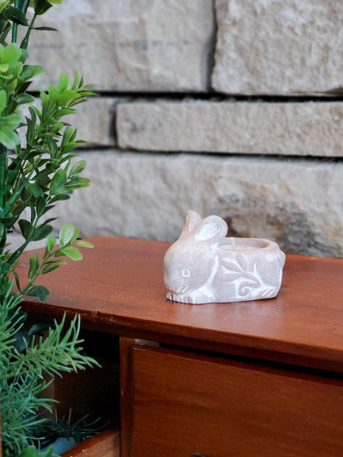 Terracotta Tea Light Candle Holder - Rabbit by KORISSA