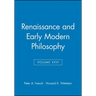 Renaissance and Early Modern Philosophy, Volume XXVI